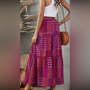 BOHO Maxi Skirt NWOT